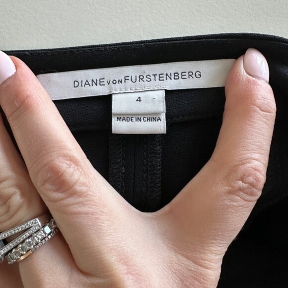 Diane von Furstenberg DVF Gemma Pleated Skirt – Black – Size 4 - Picture 5 of 8
